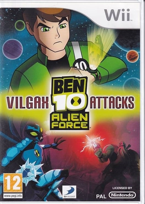 Ben 10 Alien Force Vilgax Attacks - Wii (B Grade) (Genbrug)